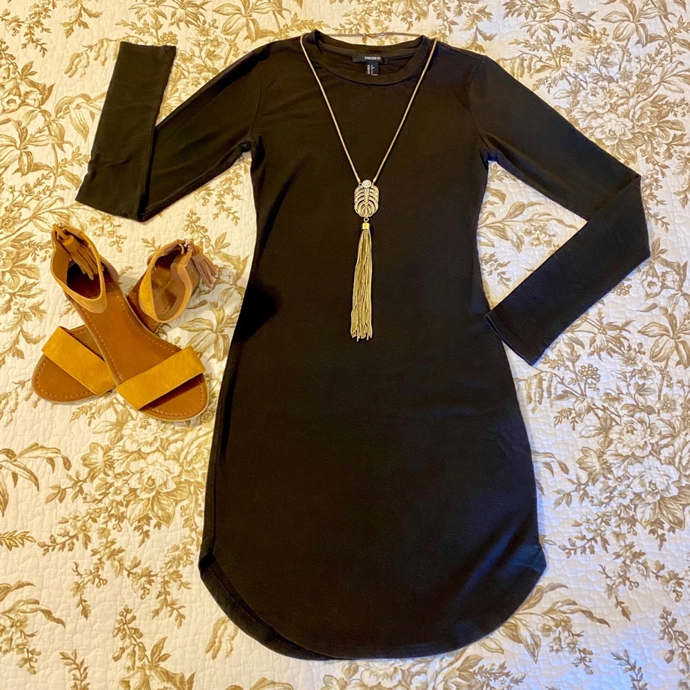 Essential Long-Sleeved Mini BodyCon Dress